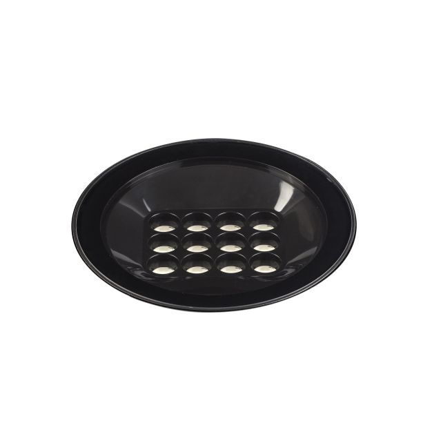 Faro Tras 25 - grondspot voor buiten met 13º lichtbundel - Ø 20 x 25 x 5,6 cm - 25W LED incl. - IP67 - zwart