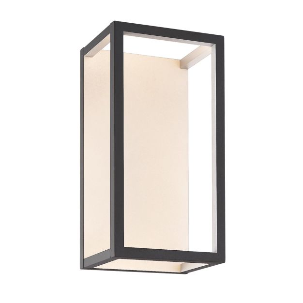 VK Lighting Ouranos - buiten wandverlichting - 12,5 x 12,6 x 25 cm - 7W LED incl. - IP54 - antraciet