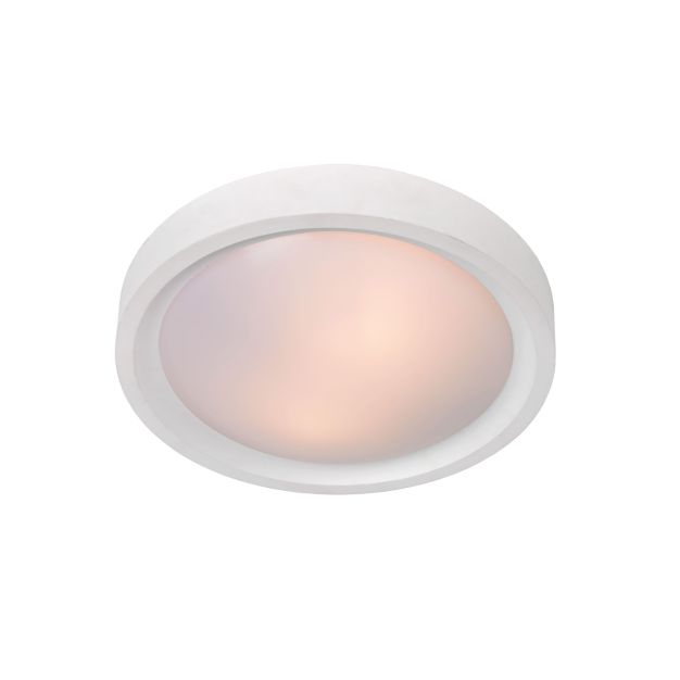 Lucide Lex - plafondverlichting - Ø 33 x 10 cm - wit