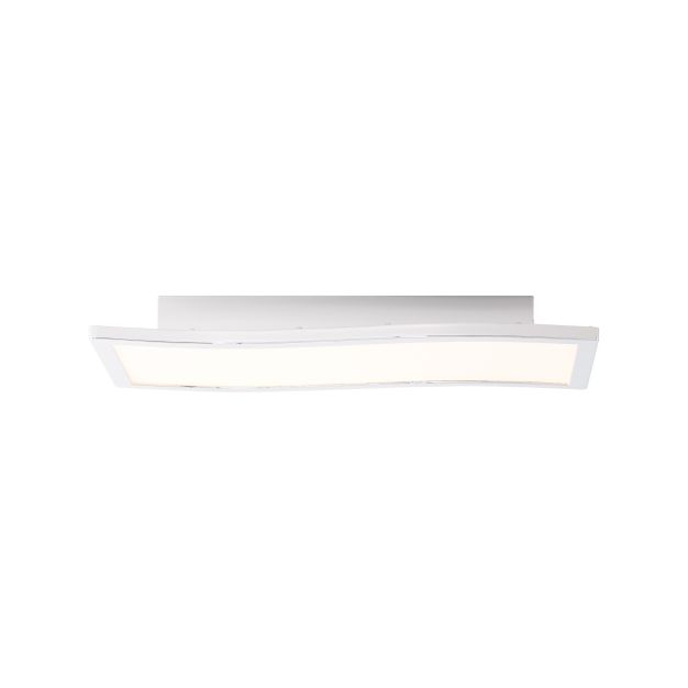 Brilliant Valma - plafondverlichting - 40 x 18 x 5 cm - 15W easyDim LED incl. - mat wit