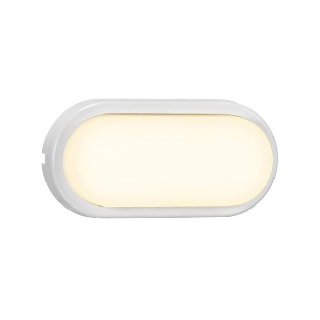 Nordlux Cuba Energy - buiten wandverlichting - 20,5 x 4,3 x 10 cm - 6,5W LED incl. - IP54 - wit en opaal wit