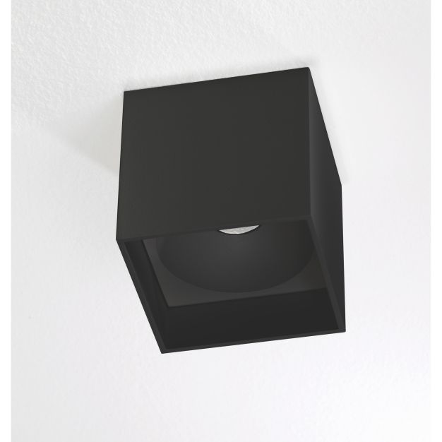 Artdelight Brock - plafondverlichting - 10 x 10 x 10 cm - 7W dimbare LED incl. - zwart