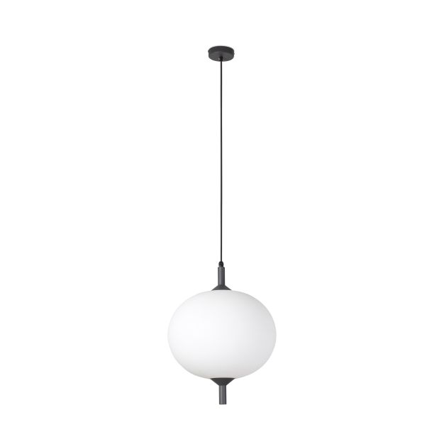 Faro Saigon - hanglamp kegel dop - Ø 45 x 45 cm - IP65 - mat wit