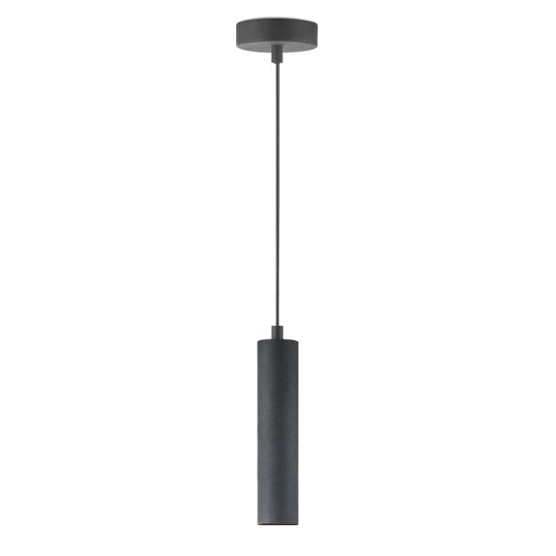 VK Lighting Antalasso - hanglamp - Ø 4,5 x 125 cm - zwart