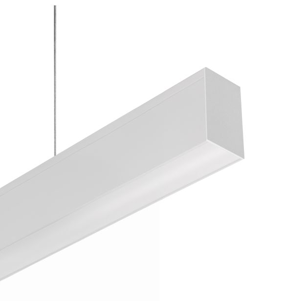 Lichtkoning Slim Line - hanglamp - 58 x 5,5 x 3,3 cm - 11W LED incl. - wit