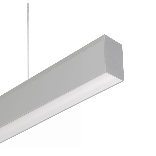 Lichtkoning Slim Line - hanglamp - 118 x 5,5 x 3,3 cm - 22,5W LED incl. - alu