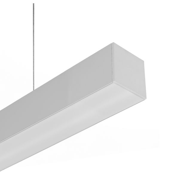 Lichtkoning Line - hanglamp - 58 x 5,3 x 5,3 cm - 16W LED incl. - alu