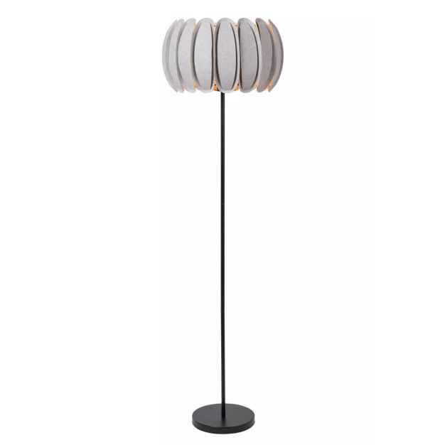 Lucide Spencer - vloerlamp - Ø 40 x 156 cm - grijs