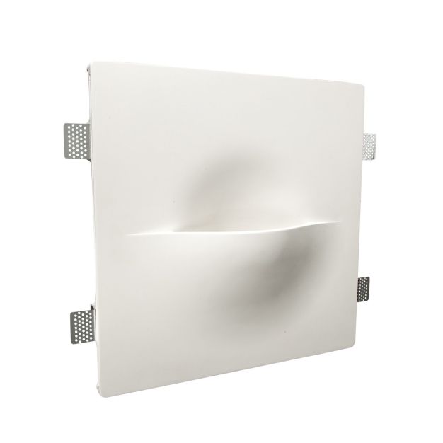 VK Lighting Gypsum - inbouw wandverlichting - 40 x 8 x 40 cm - wit