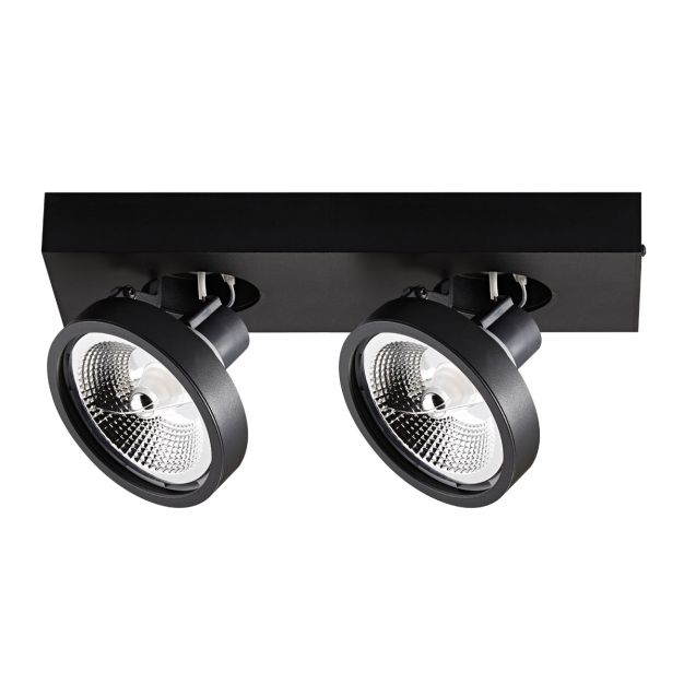 VK Lighting Kylos - opbouwspot - 33 x 12 x 12,9 cm - zwart