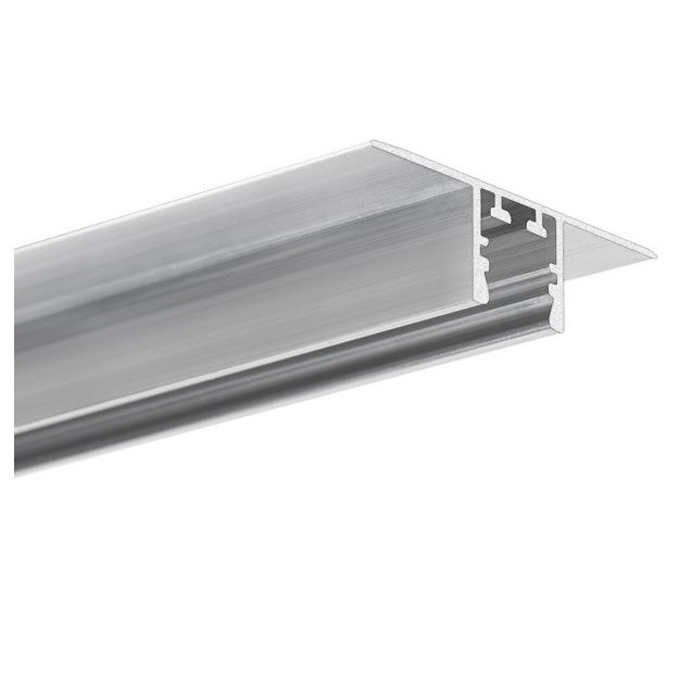 KLUS PDS-T - inbouw LED-profiel voor 12 mm gipsplaat - 1,62 cm vensterbreedte - 200 cm lengte - aluminium