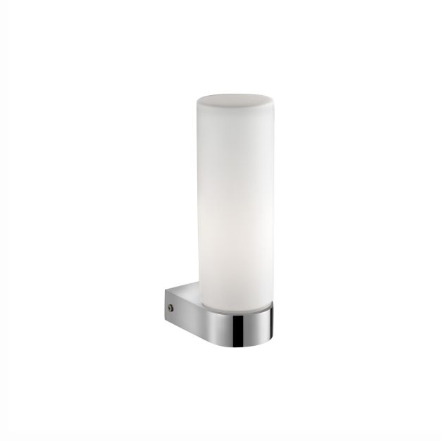 Nova Luce Polo - wandverlichting - 7,5 x 5 x 21,5 cm - IP44 - chroom