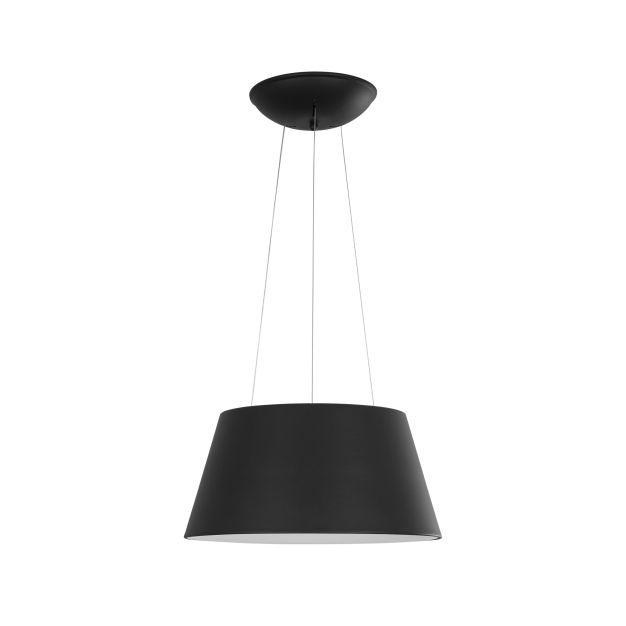 Nova Luce Volcano - hanglamp - Ø 45 x 120 cm - 33W LED incl. - zand zwart