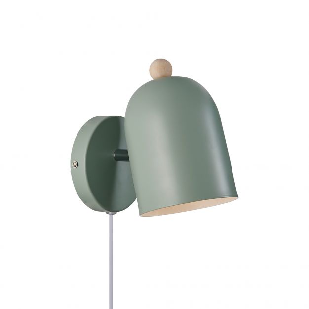 Nordlux Gaston - wandlamp - Ø 19,5 x 19,5 cm - groen