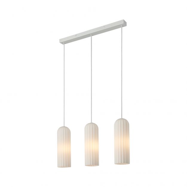 Nordlux Miella - hanglamp 3L - 52 x 10 x 160 cm - wit