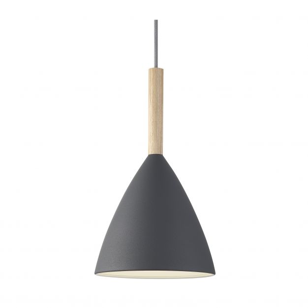 Design for the People Pure 20 - hanglamp - Ø 20 x 344 cm - grijs en bruin