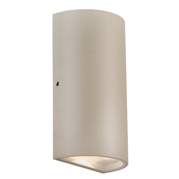 Nordlux Rold Rond - buiten wandverlichting - 9 x 16 x 5,5 cm - 2 x 5W LED incl. - IP54 - taupe