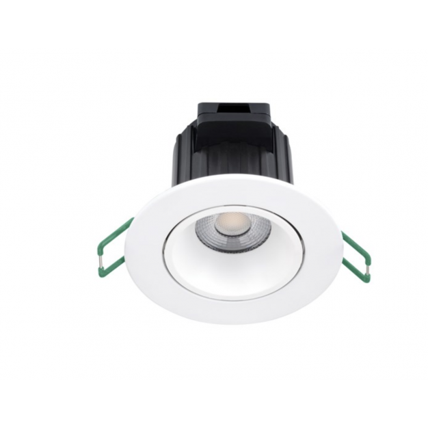 Sylvania Start Spot - inbouwspot - Ø 86 mm, 72mm inbouwmaat - 9W dimbare LED incl. - IP44 - wit (stockopruiming!)