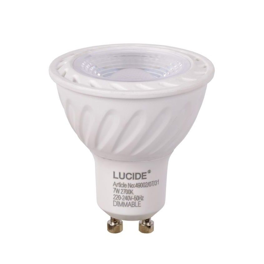 LED Spot Dimbaar GU10 7W 2700K Wit Lichtkoning