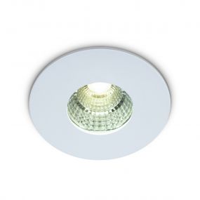 ONE Light COB IP54 Range - inbouwspot - Ø 95 mm, Ø 68 mm inbouwmaat - 7W LED incl. - IP54 - wit