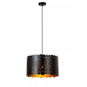 Lucide Almelo - hanglamp - Ø 40 x 155 cm - zwart