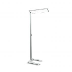 ONE Light Office Floor Stand Range - vloerlamp - 200 cm - 60W dimbare LED incl - wit