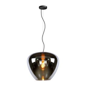 Lucide Soufian - hanglamp - Ø 40 x 159 cm - fumé