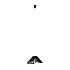 Maxlight Amalfi I - hanglamp - Ø 45 x 165 cm - zwart