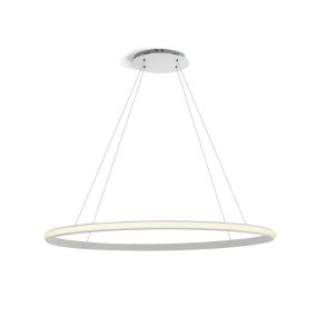 ONE Light LED Pendant Rings - hanglamp - Ø 100 x 150 cm - 25W LED incl. - wit