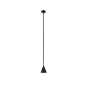 Maxlight Comet Bell - hanglamp - Ø 8 x 150 cm - 5W LED incl. - zwart