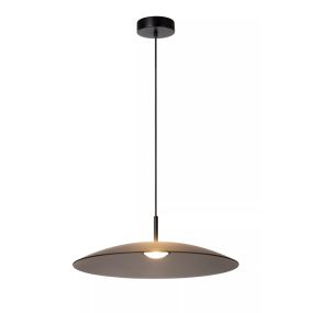 Lucide Menga - hanglamp - Ø 60 x 150 cm - 18,6W dimbare LED incl. - gerookt