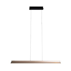 Maxlight Jo-Jo - hanglamp - 124 x 6 x 195 cm - 38W LED incl. - 2700K-5500K - goud en zwart