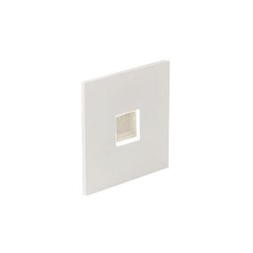 Nova Luce Passaggio - inbouw wandverlichting - 37 x 37 mm, Ø 32 mm inbouwmaat - 1W LED incl. - IP54 - wit