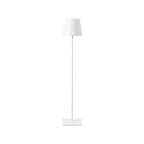 Faro TOC - vloerlamp - Ø 28 x 150 cm - 5W LED incl. - IP54 - mat wit