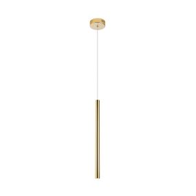 Maxlight Organic - hanglamp - Ø 2,5 x 190 cm - 1W LED incl. - goud