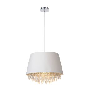 Lucide Dolti II - hanglamp - Ø 45 x 163 cm - wit