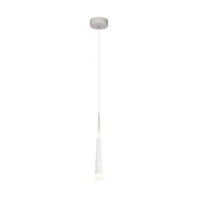 AEG Ely 1 - hanglamp - Ø 12 x 120 cm - 9W LED incl. - opaal wit