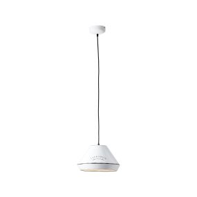 Brilliant Grain - hanglamp - Ø 33 x 126 cm - wit