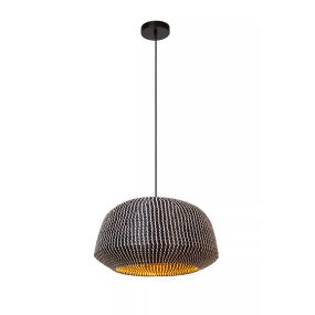 Lucide Maduka - hanglamp - Ø 47 x 127,5 cm - zwart