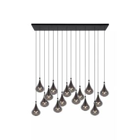 Lucide Tears - hanglamp - 102 x 23 x 154 cm - gerookt