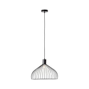 Brilliant Blacky - hanglamp - Ø 40 x 135,5 cm - mat zwart