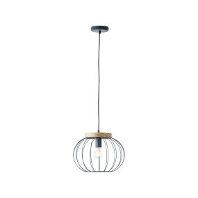 Brilliant Sorana - hanglamp - Ø 35,5 x 130 cm - turkoois