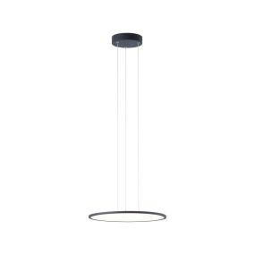 Brilliant Ceres - hanglamp - Ø 45 x 125 cm - 31W easyDim LED incl. - zwart