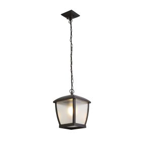 Searchlight Seattle - buiten hanglamp - 32 x 32 x 113 cm - IP44 - zwart