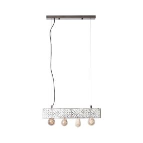 Brilliant Vagos - hanglamp - 60 x 10 x 110 cm - zwart en wit