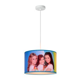 Lucide K3 - kinder hanglamp - Ø 30 x 20 cm - multikleuren