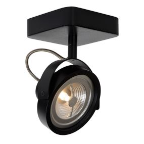 Lucide Tala 1 - opbouwspot - 12 x 20 x 12 cm - 12W dimbare LED incl. - zwart