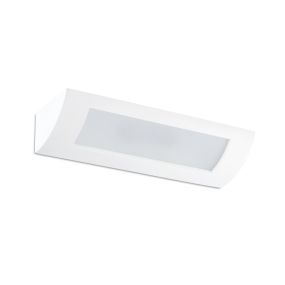 Faro Cheras - wandverlichting - 40 x 8 x 12,8 cm - mat wit