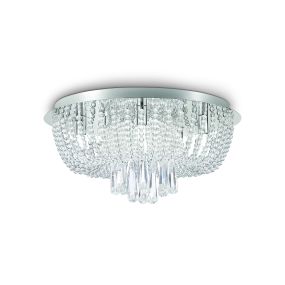 ONE Light Classic Luxury - plafondverlichting - Ø 45 x 20 cm - chroom