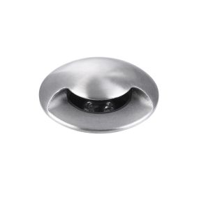 Nova Luce Bang - grondspot voor buiten - Ø 42 mm, 37 mm inbouwmaat - 1W LED incl. - IP67 - satijn nikkel